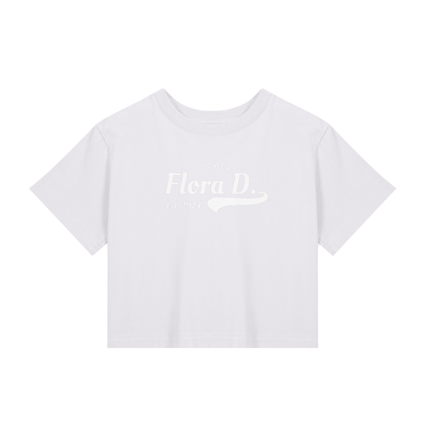 Baby Tee Seamless T Shirt White